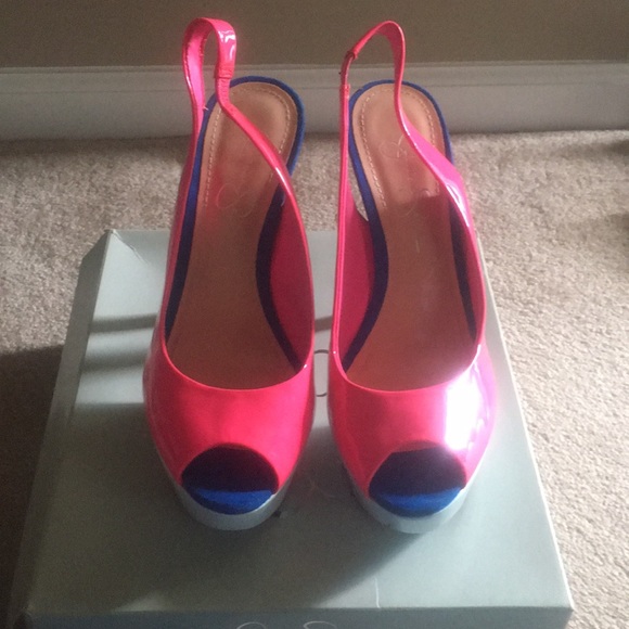 Jessica Simpson | Shoes | Jessica Simpson Heels Multicolor | Poshmark